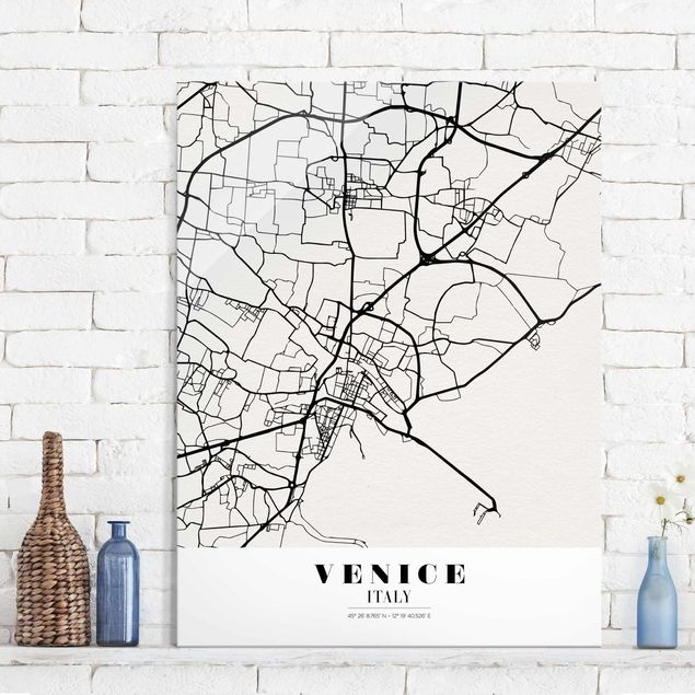 Kök dekoration Venice City Map - Classic