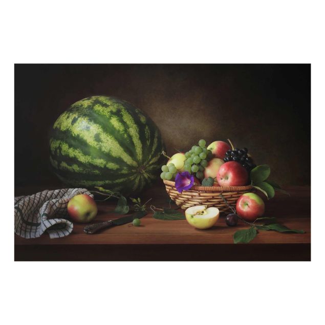 Glas Magnetboard Still Life With Melon