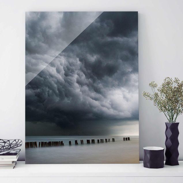 Kök dekoration Storm Clouds Over The Baltic Sea
