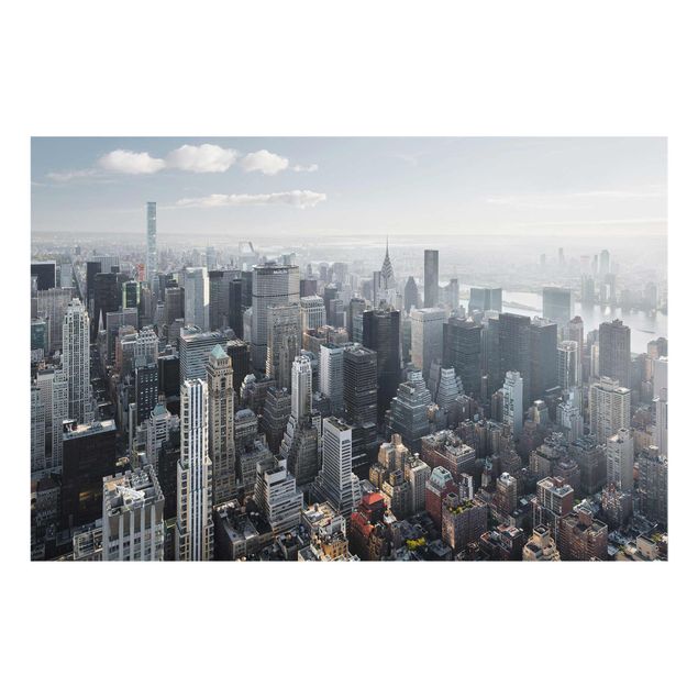 Tavlor arkitektur och skyline Upper Manhattan New York City