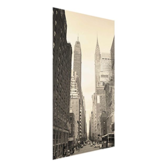 Glastavlor arkitektur och skyline USA Postcard