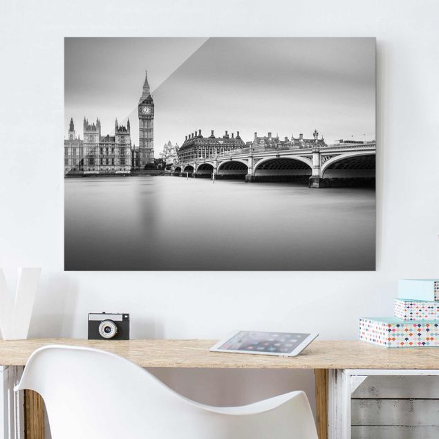 Glastavlor London Westminster Bridge And Big Ben