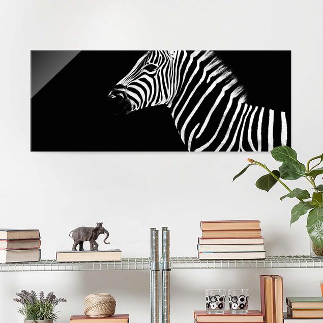 Kök dekoration Zebra Safari Art