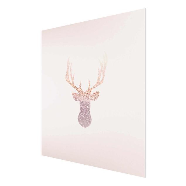 Tavlor rosa Shimmering Deer