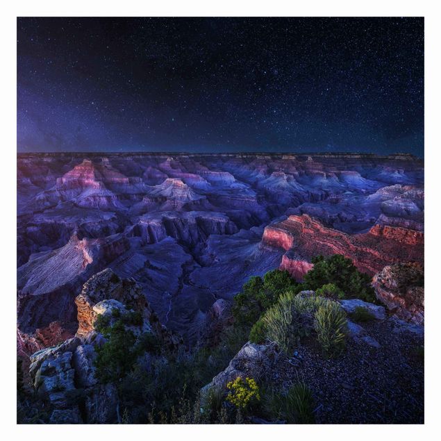 Fototapeter blå Grand Canyon Night