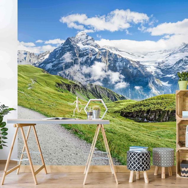 Fototapeter bergen Grindelwald Panorama