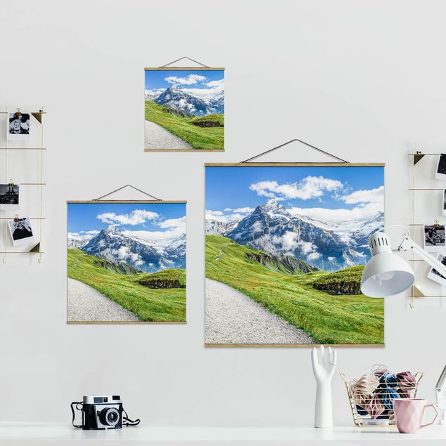 Tavlor natur Grindelwald Panorama