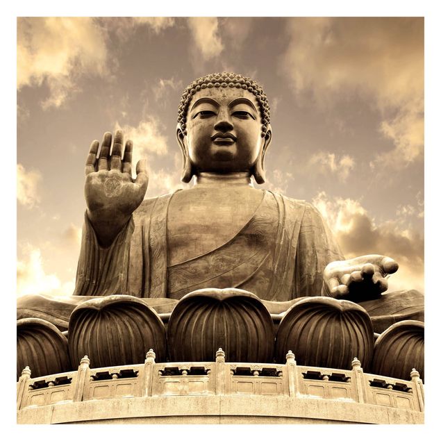 Tapeter Big Buddha Sepia