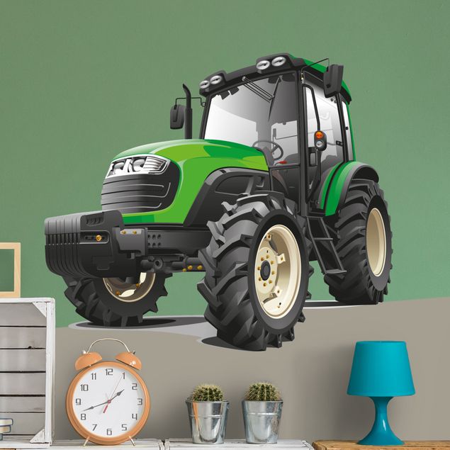 Autocolantes de parede tratores Big green tractor