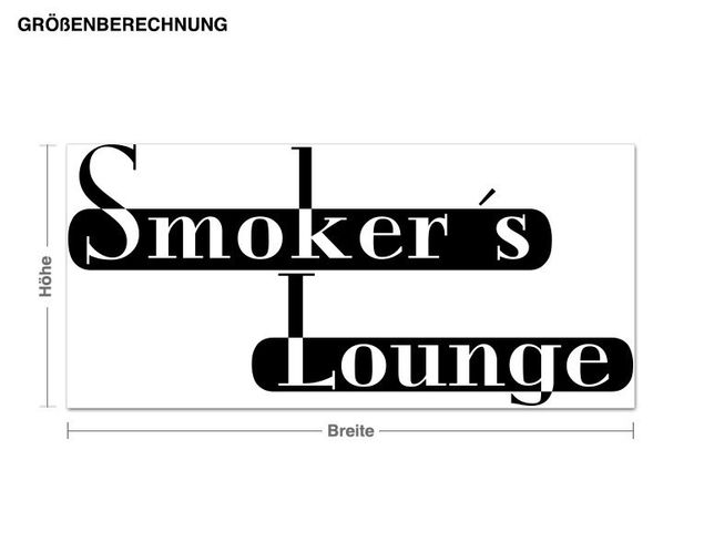 Kök dekoration Smoker lounge