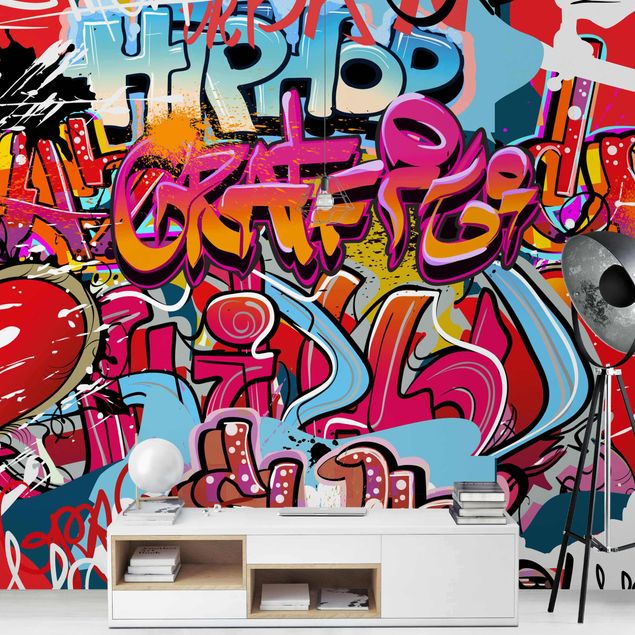 Tapeter industriell Hip Hop Graffiti