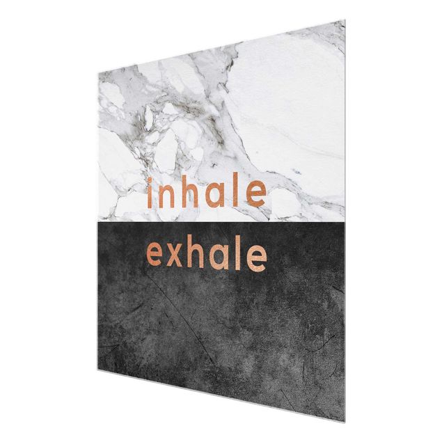 Tavlor Inhale Exhale Copper And Marble