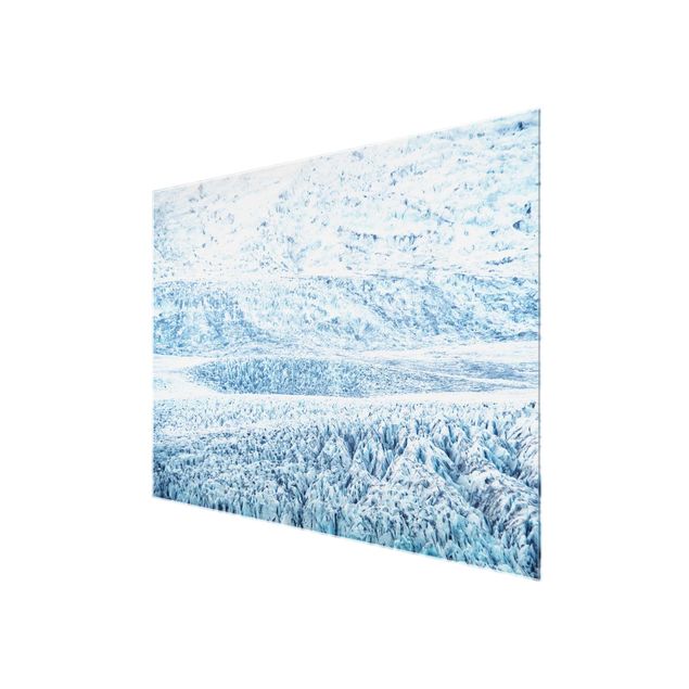 Tavlor blå Icelandic Glacier Pattern