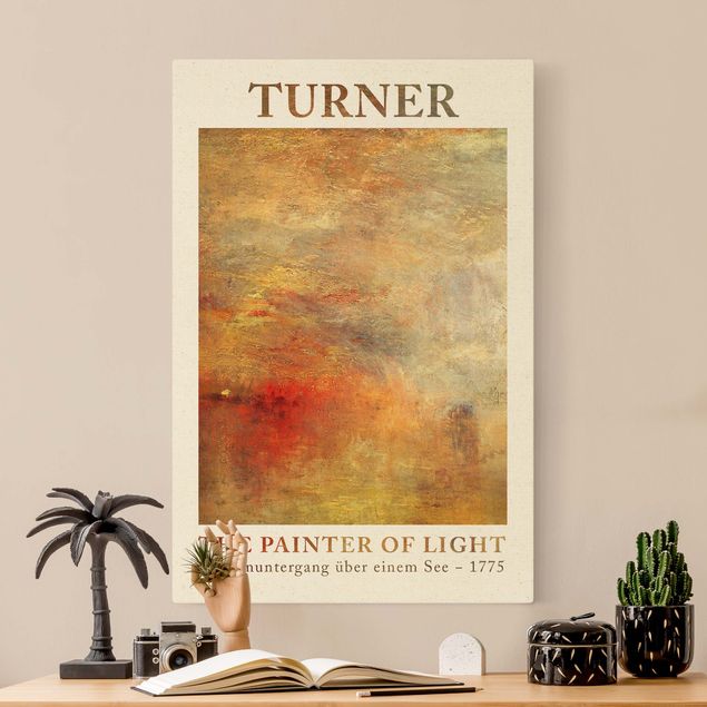 Konstutskrifter Joseph Mallord William Turner - Sunset At The Lake  - Museum Edition
