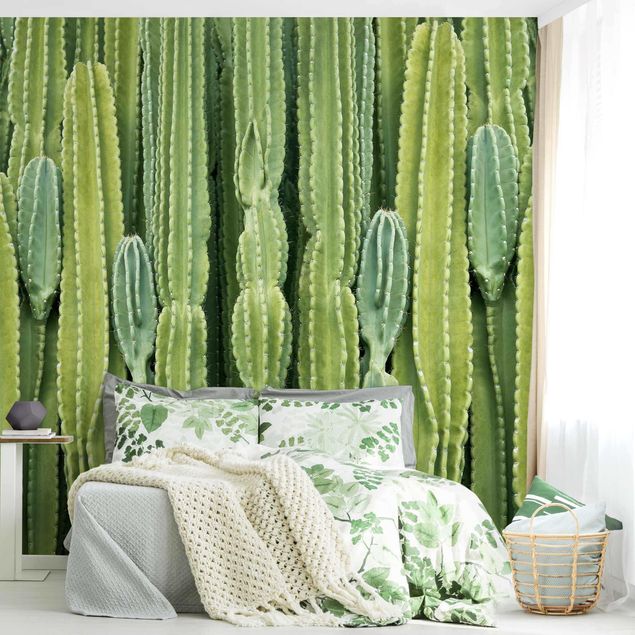 Fototapeter blommor  Cactus Wall