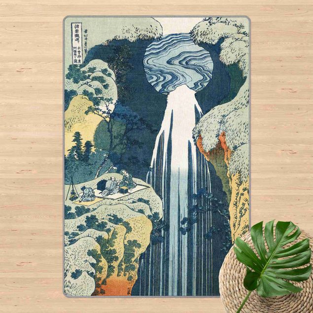 Konststilar Katsushika Hokusai – The Waterfall Of Amida