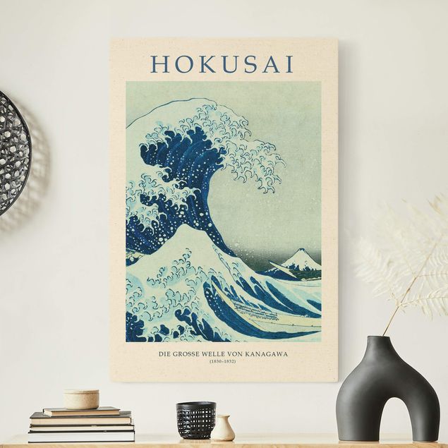 Konststilar Katsushika Hokusai - The Big Wave Of Kanagawa - Museum Edition
