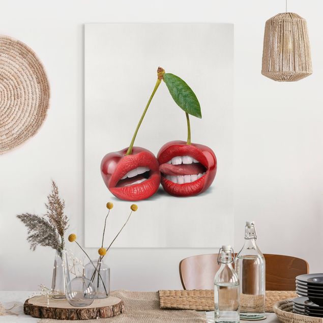 Kök dekoration Cherry Lips