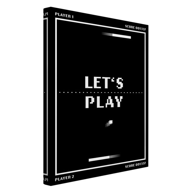 Tavlor svart och vitt Classical Video Game In Black And White Let's Play