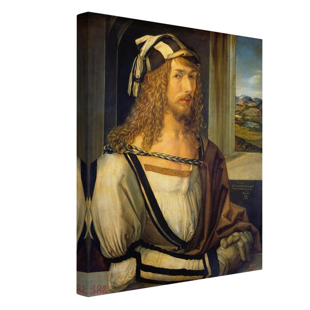 Canvastavlor konstutskrifter Albrecht Dürer - Self-portrait at 26