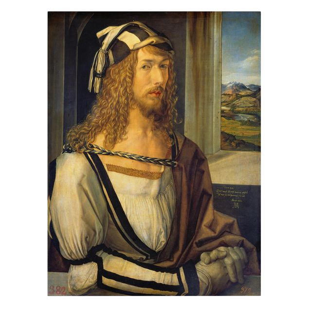 Tavlor konstutskrifter Albrecht Dürer - Self-portrait at 26