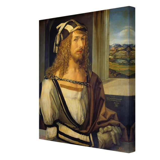 Tavlor porträtt Albrecht Dürer - Self-portrait at 26