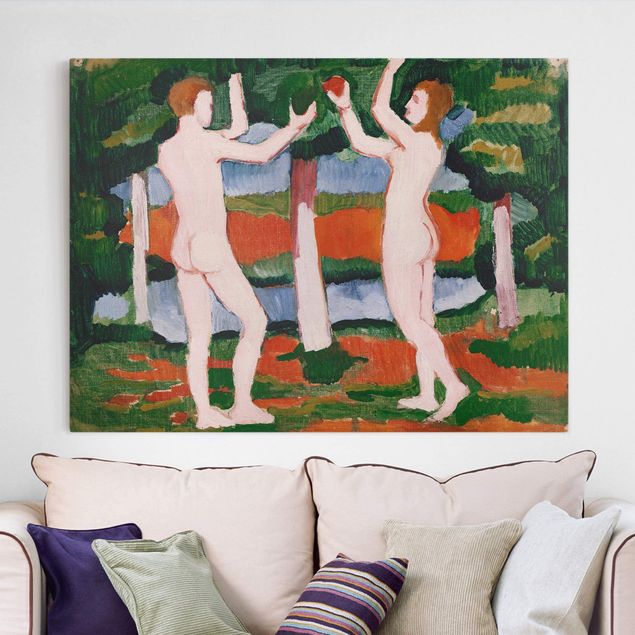 Konststilar Expressionism August Macke - Adam And Eve