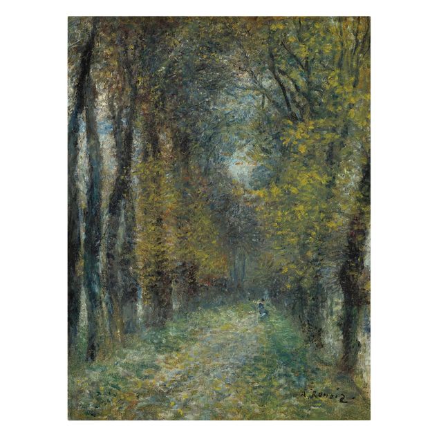 Tavlor träd Auguste Renoir - The Allée