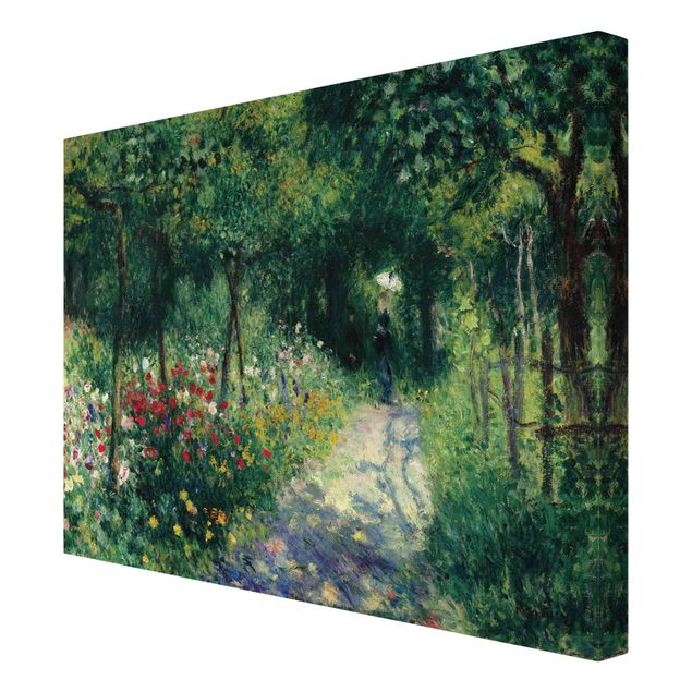 Canvastavlor konstutskrifter Auguste Renoir - Women In A Garden