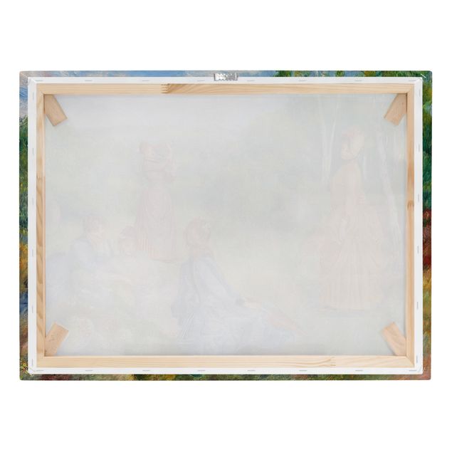 Canvastavlor konstutskrifter Auguste Renoir - Young Ladies Playing Badminton