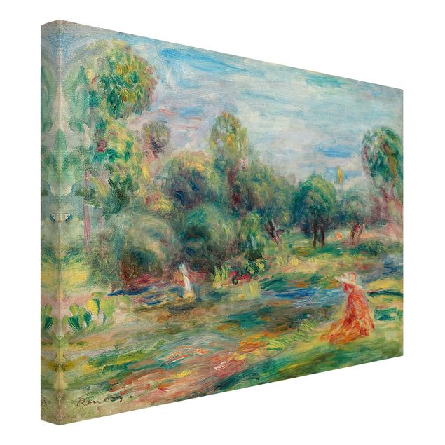Konststilar Auguste Renoir - Landscape At Cagnes