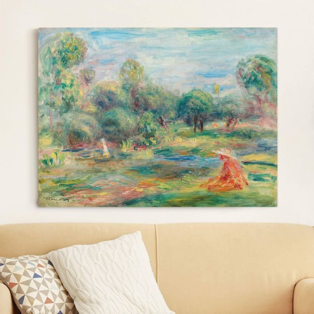 Kök dekoration Auguste Renoir - Landscape At Cagnes