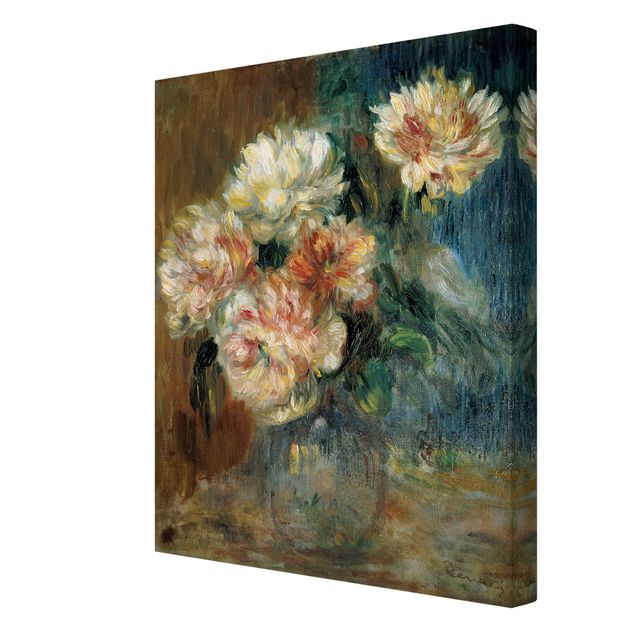 Canvastavlor blommor  Auguste Renoir - Vase of Peonies