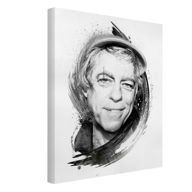 Tavlor modernt Bob Geldof - Strassenkoeter - Viva Con Agua