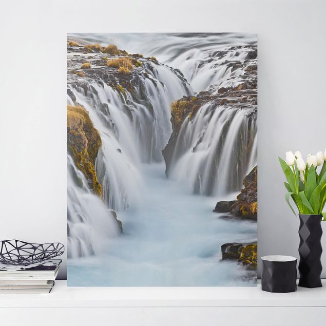 Kök dekoration Brúarfoss Waterfall In Iceland