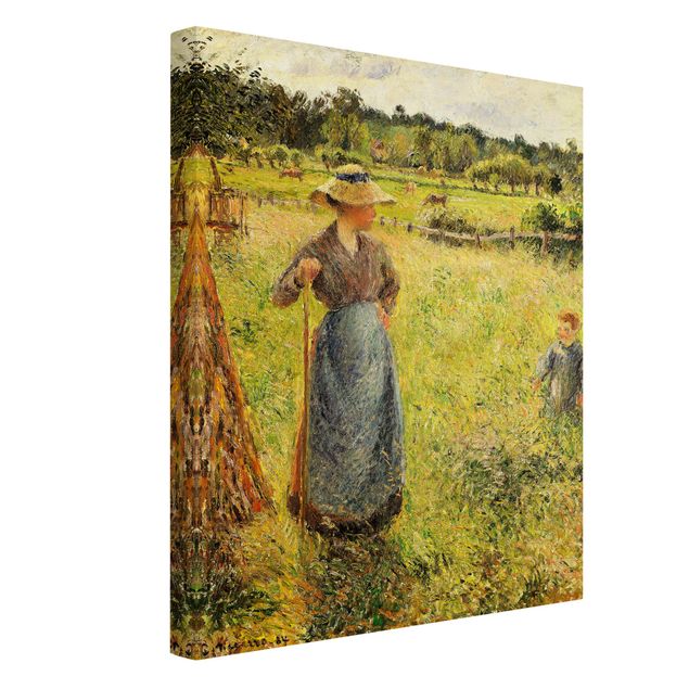 Konststilar Post Impressionism Camille Pissarro - The Haymaker