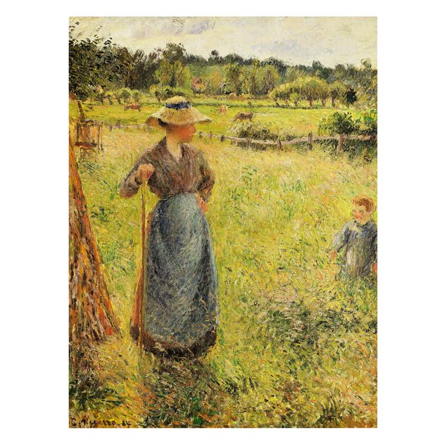 Konststilar Romantik Camille Pissarro - The Haymaker