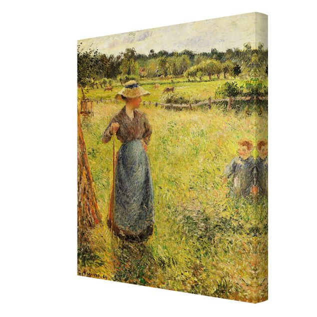 Konstutskrifter Camille Pissarro - The Haymaker