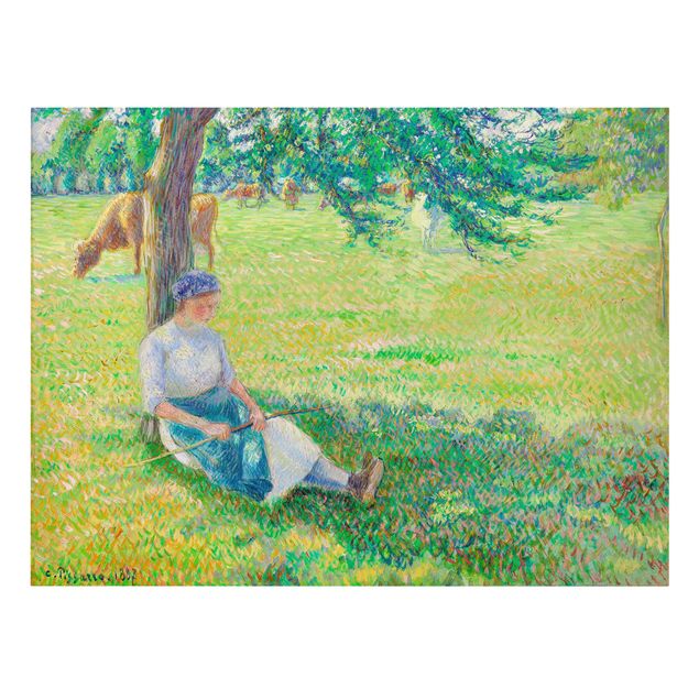 Konststilar Romantik Camille Pissarro - Cowgirl, Eragny