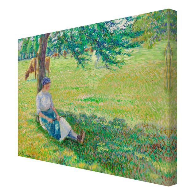 Konstutskrifter Camille Pissarro - Cowgirl, Eragny
