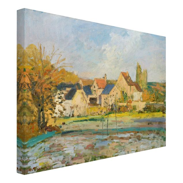 Konststilar Post Impressionism Camille Pissarro - Landscape Near Pontoise
