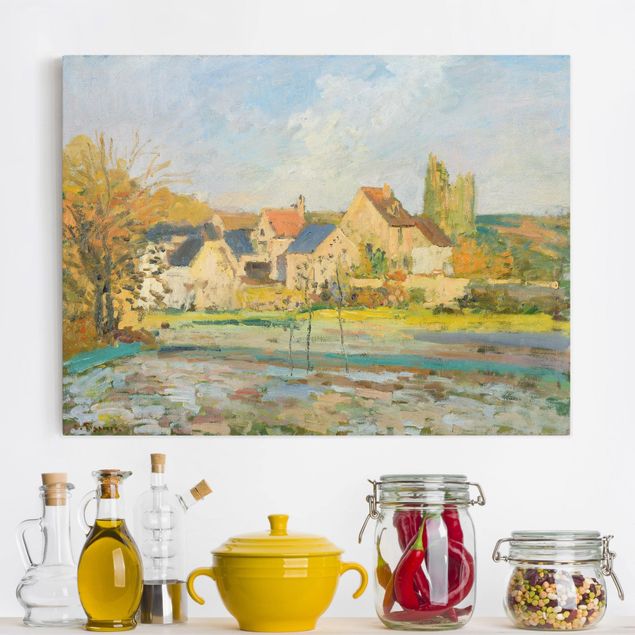 Konststilar Impressionism Camille Pissarro - Landscape Near Pontoise