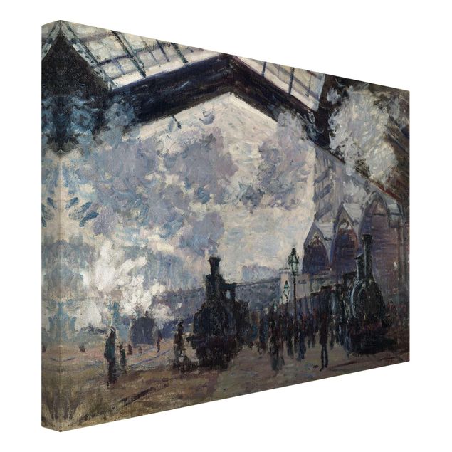 Canvastavlor Paris Claude Monet - Gare Saint Lazare