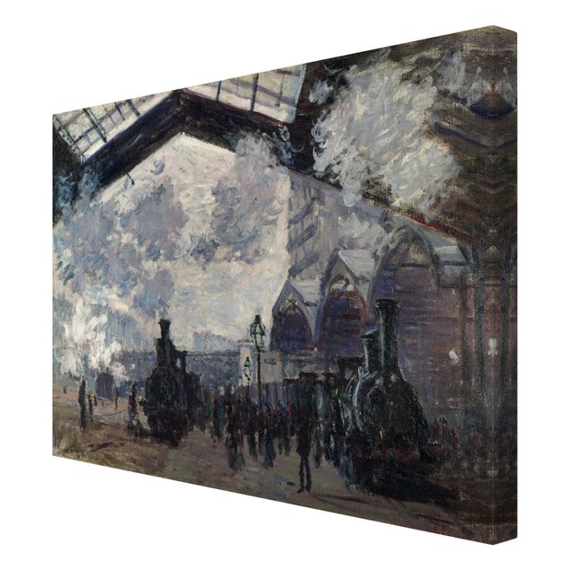 Canvastavlor Arkitektur och Skyline Claude Monet - Gare Saint Lazare