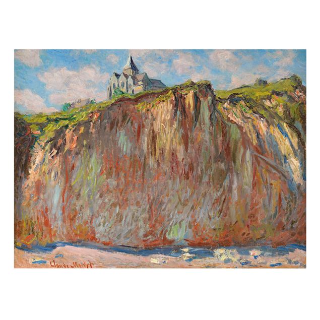 Canvastavlor bergen Claude Monet - The Church Of Varengeville In The Morning Light