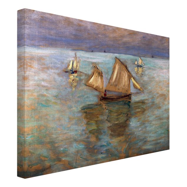 Konstutskrifter Claude Monet - Fishing Boats Near Pourville