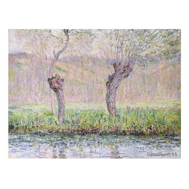 Tavlor träd Claude Monet - Willow Trees Spring