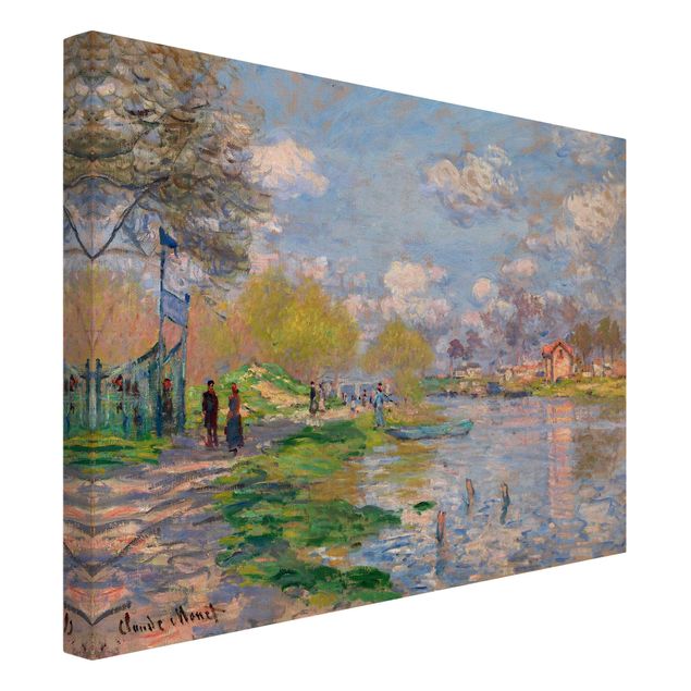 Konststilar Claude Monet - Spring On The Seine
