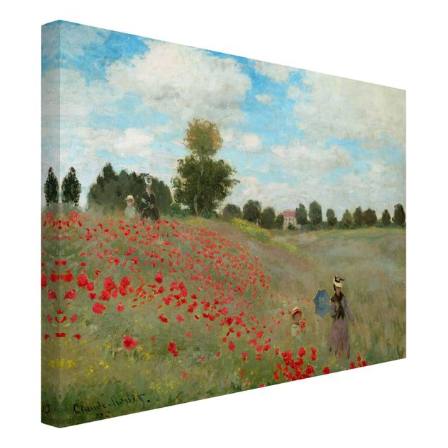 Konststilar Impressionism Claude Monet - Poppy Field Near Argenteuil