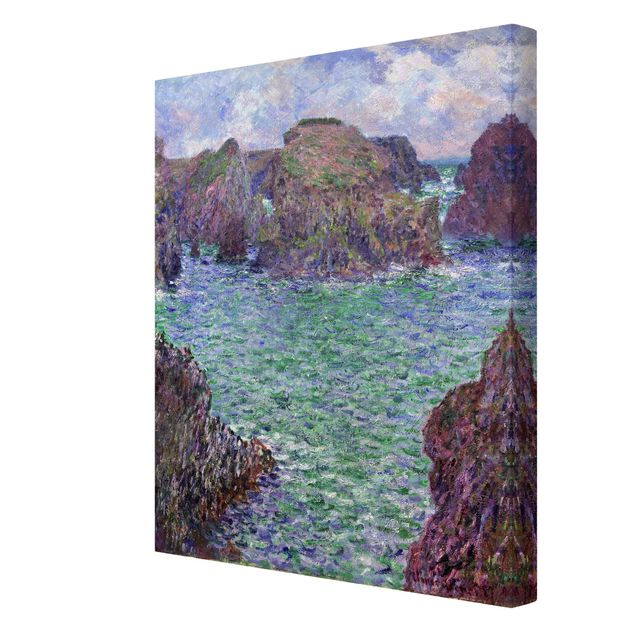 Tavlor stränder Claude Monet - Port-Goulphar, Belle-Île